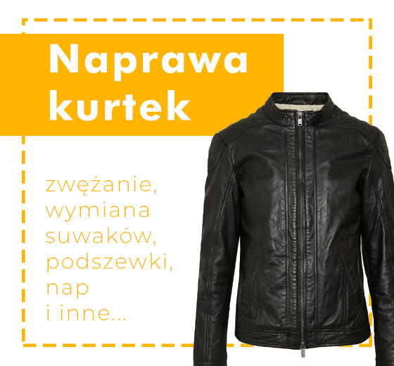 Poprawki krawieckie: naprawa kurtek